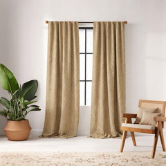 Desert Rill Woven Curtain