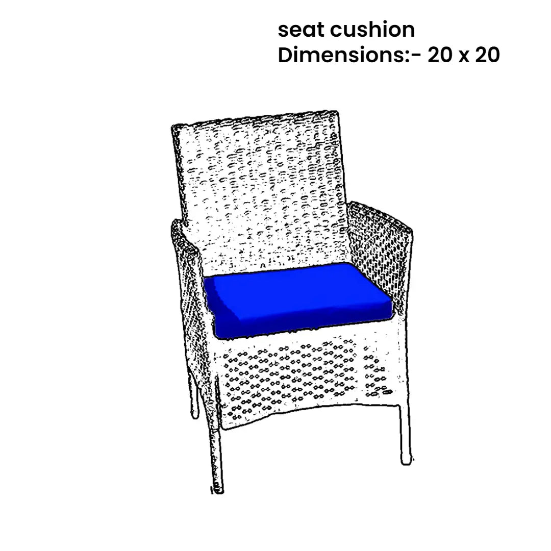 20 x 20 Seat Cushions |  ZIPCushions