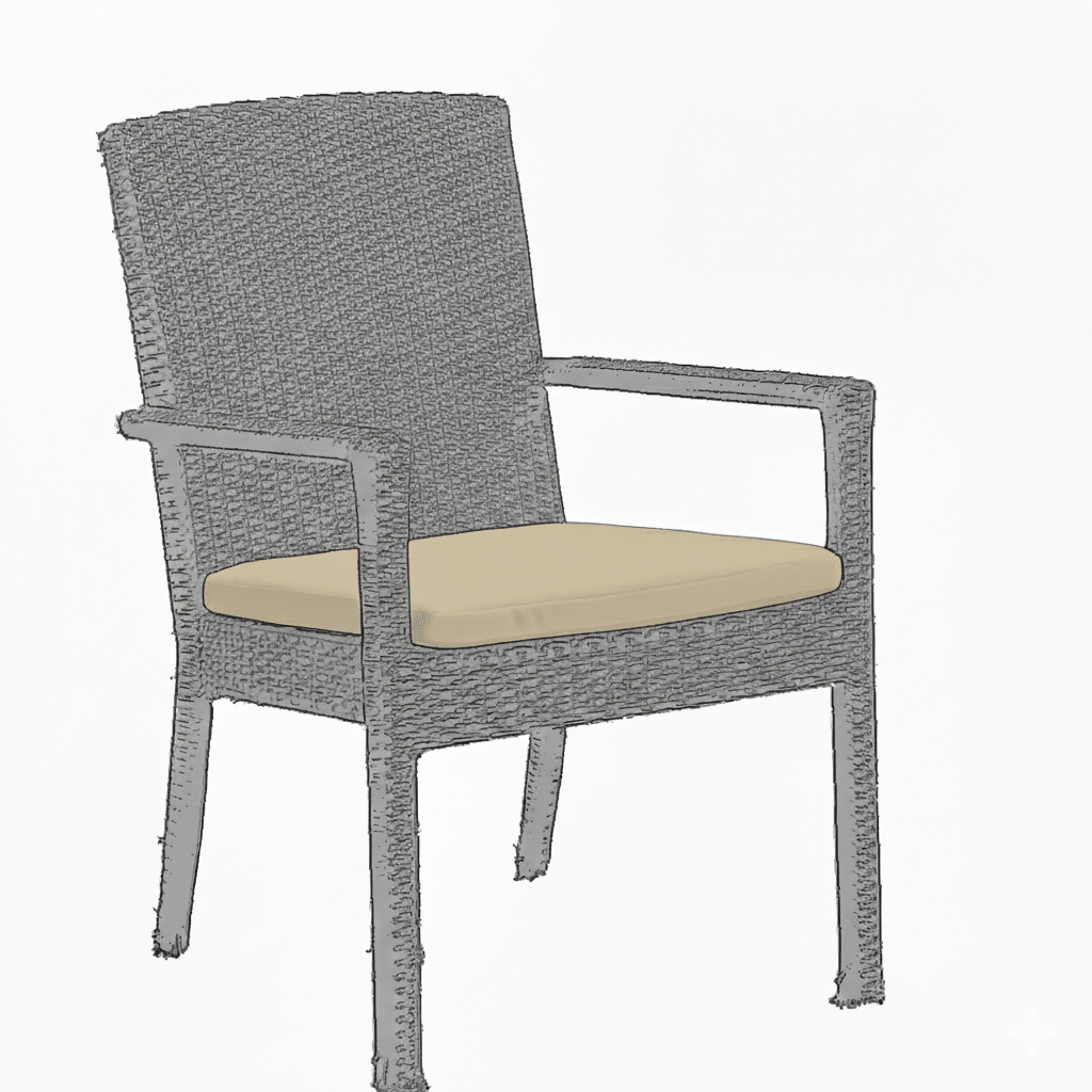 Sunbrella® Outdoor Dining Chair Cushion