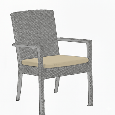 Sunbrella® Outdoor Dining Chair Cushion