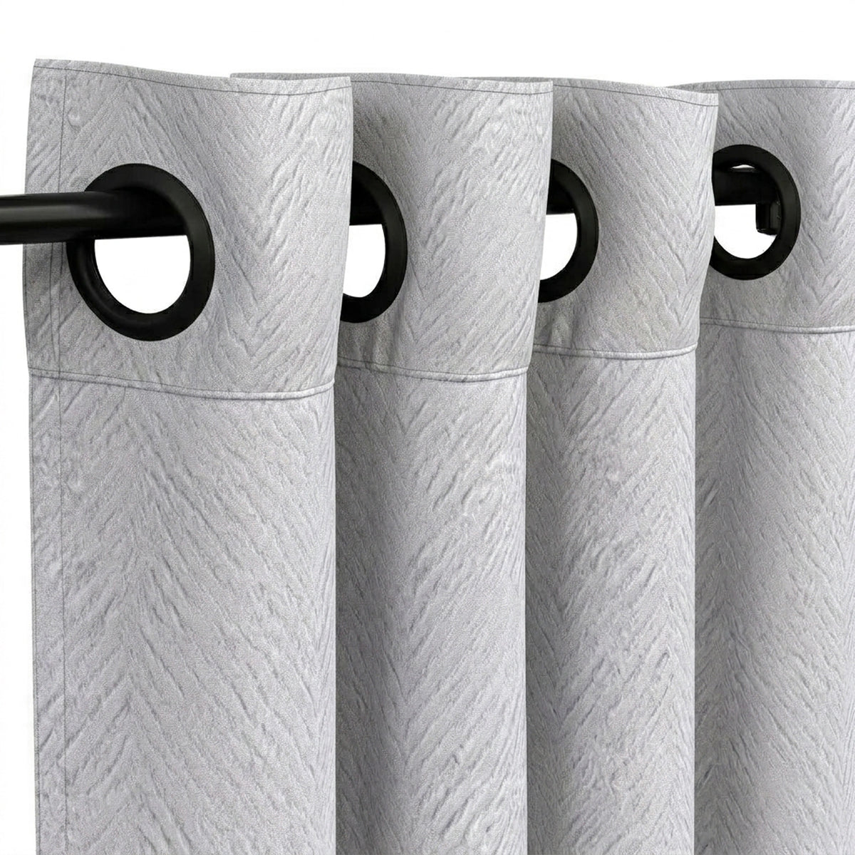 Arrow Dove Textured Curtain - view 4