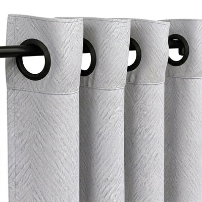 Arrow Dove Textured Curtain - alternate view