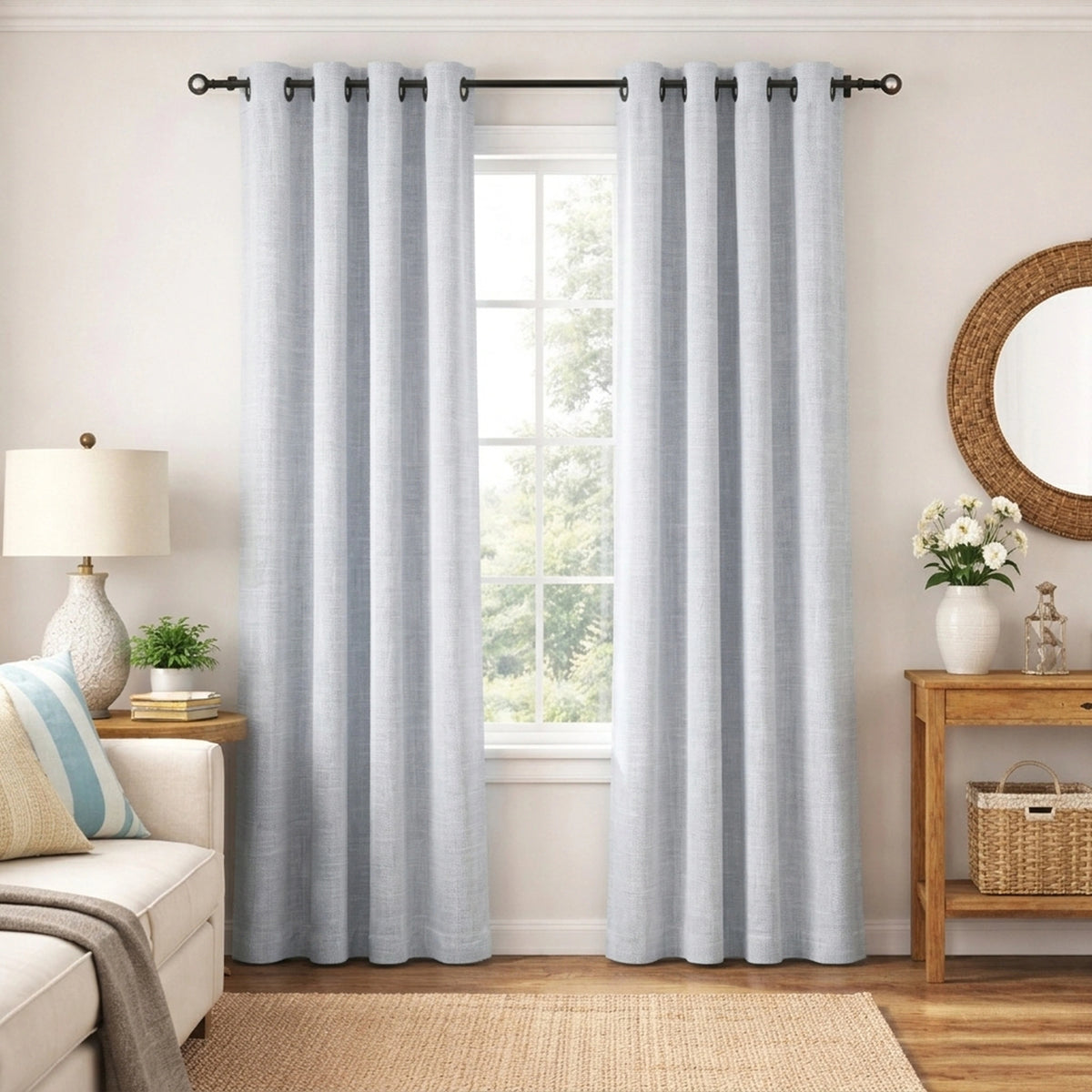 Custom Dove Classic Sheer Curtain