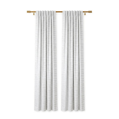 Driftwood Expanse Woven Curtain - Secondary image