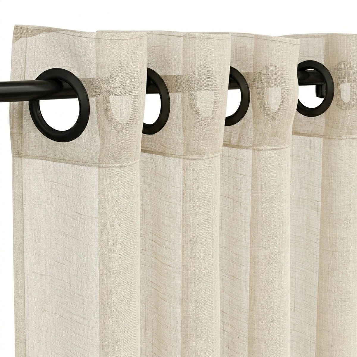 Custom Dune Classic Sheer Curtain - view 2