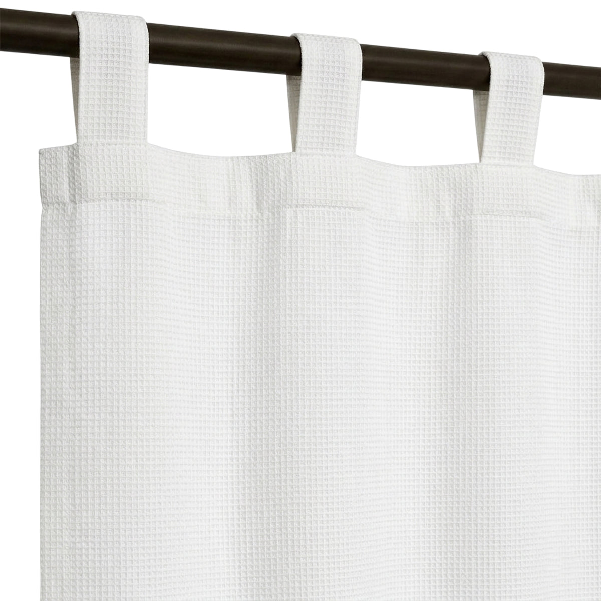 Egg Shell Gridline Crossweave Curtain - view 5