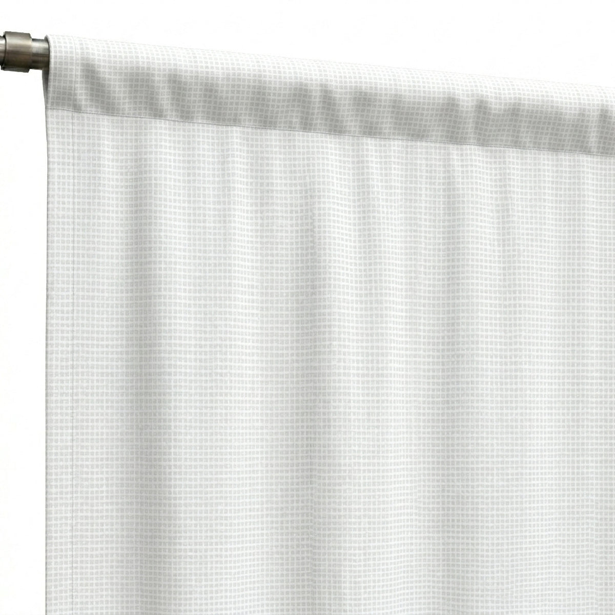 Egg Shell Gridline Crossweave Curtain - view 6