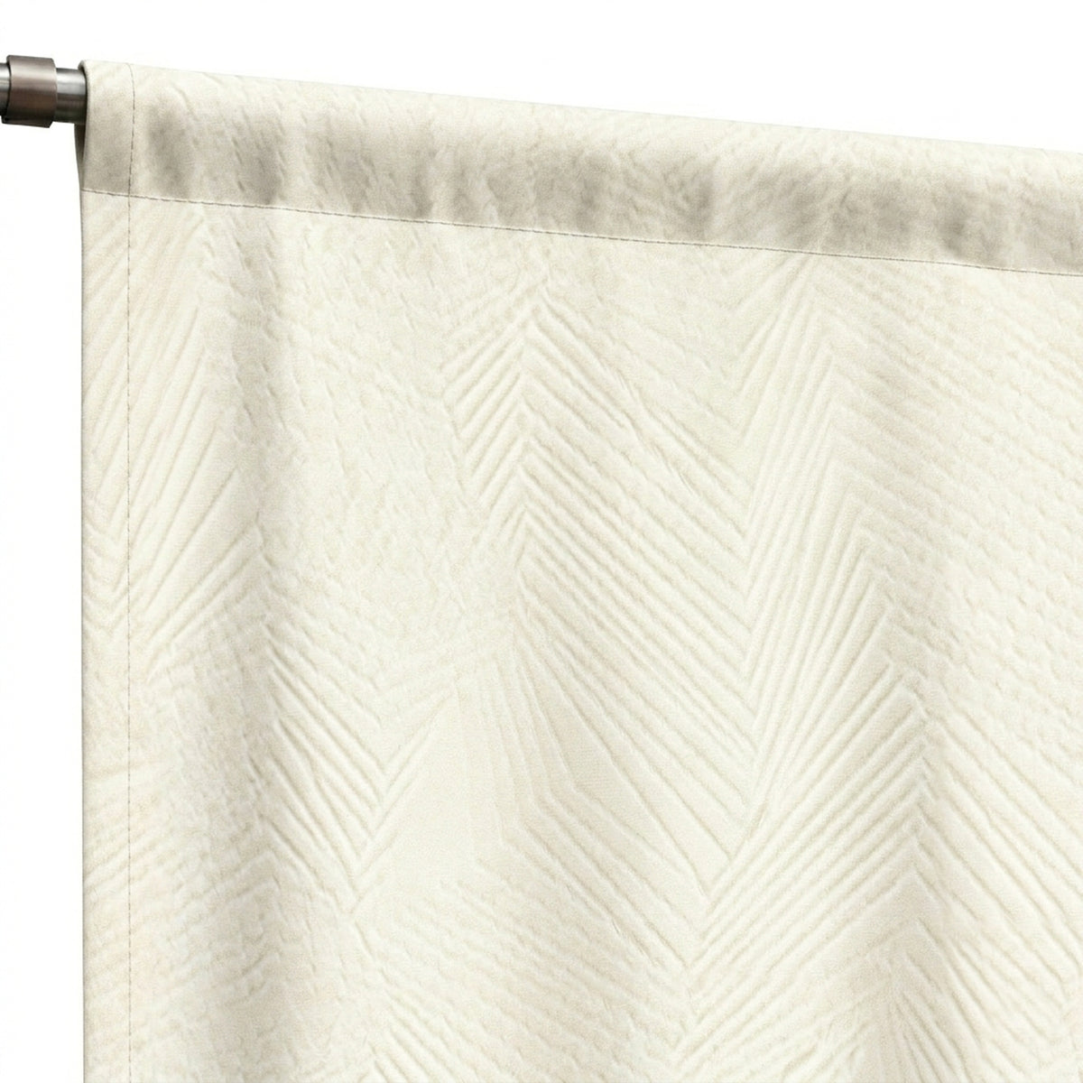 Eggshell Abstraction Woven Curtain - view 6