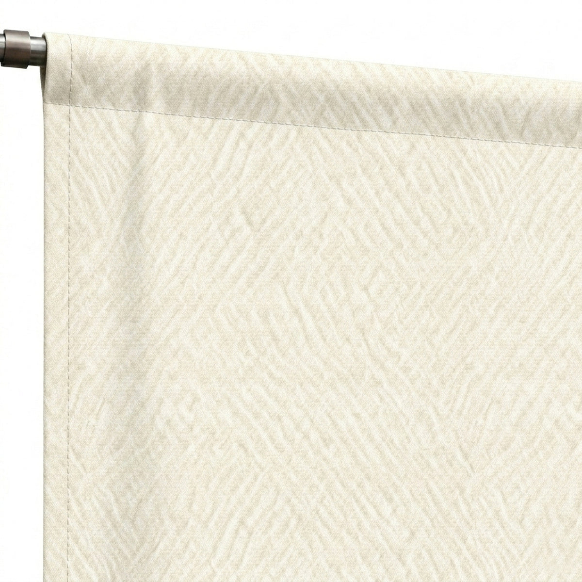 Eggshell Rill Woven Curtain - view 6