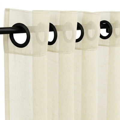 Custom Fawn Absolute Sheer Curtain - Secondary image