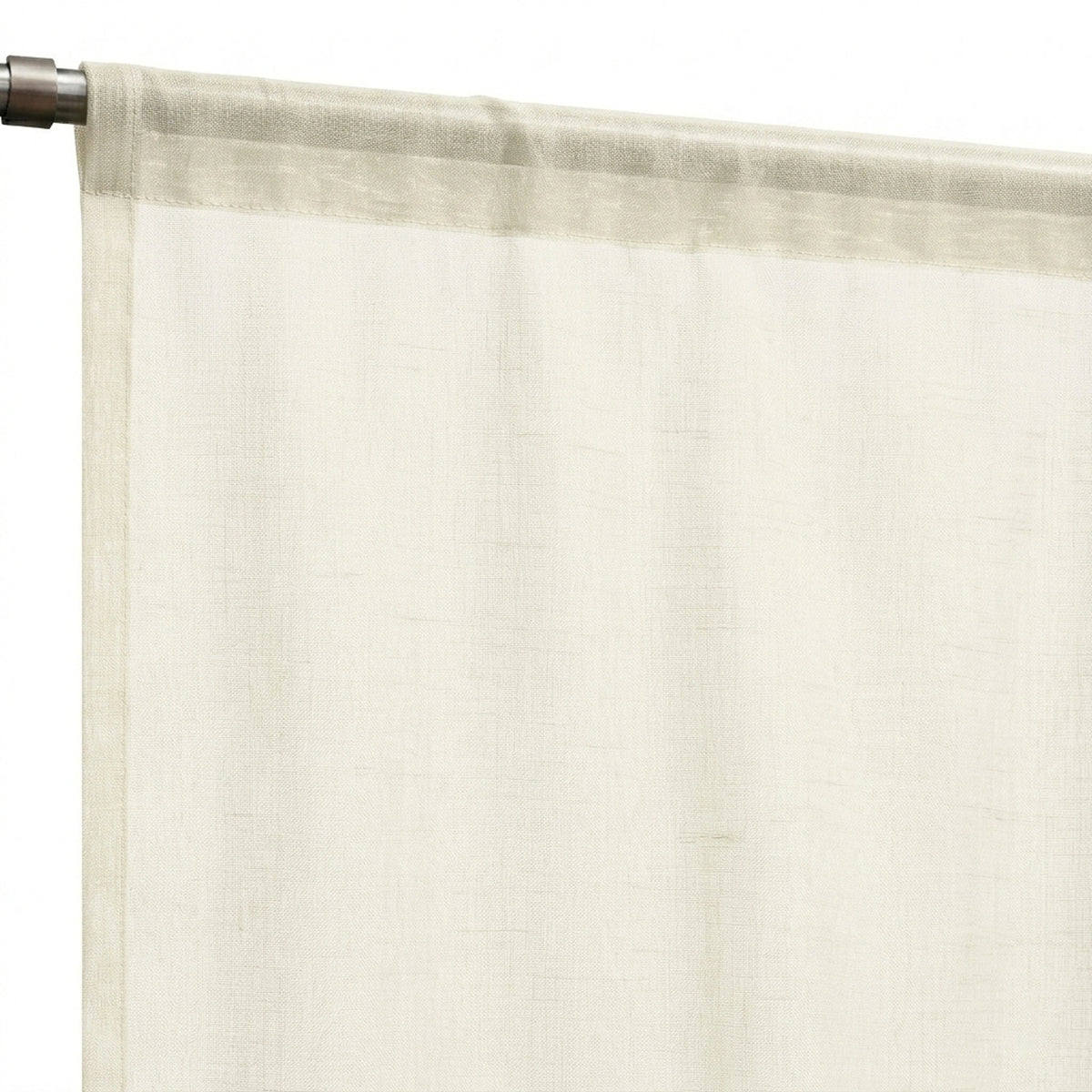 Custom Fawn Absolute Sheer Curtain - view 6