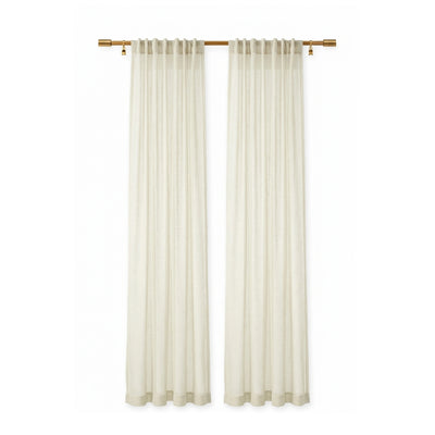 Custom Fawn Absolute Sheer Curtain - Secondary image