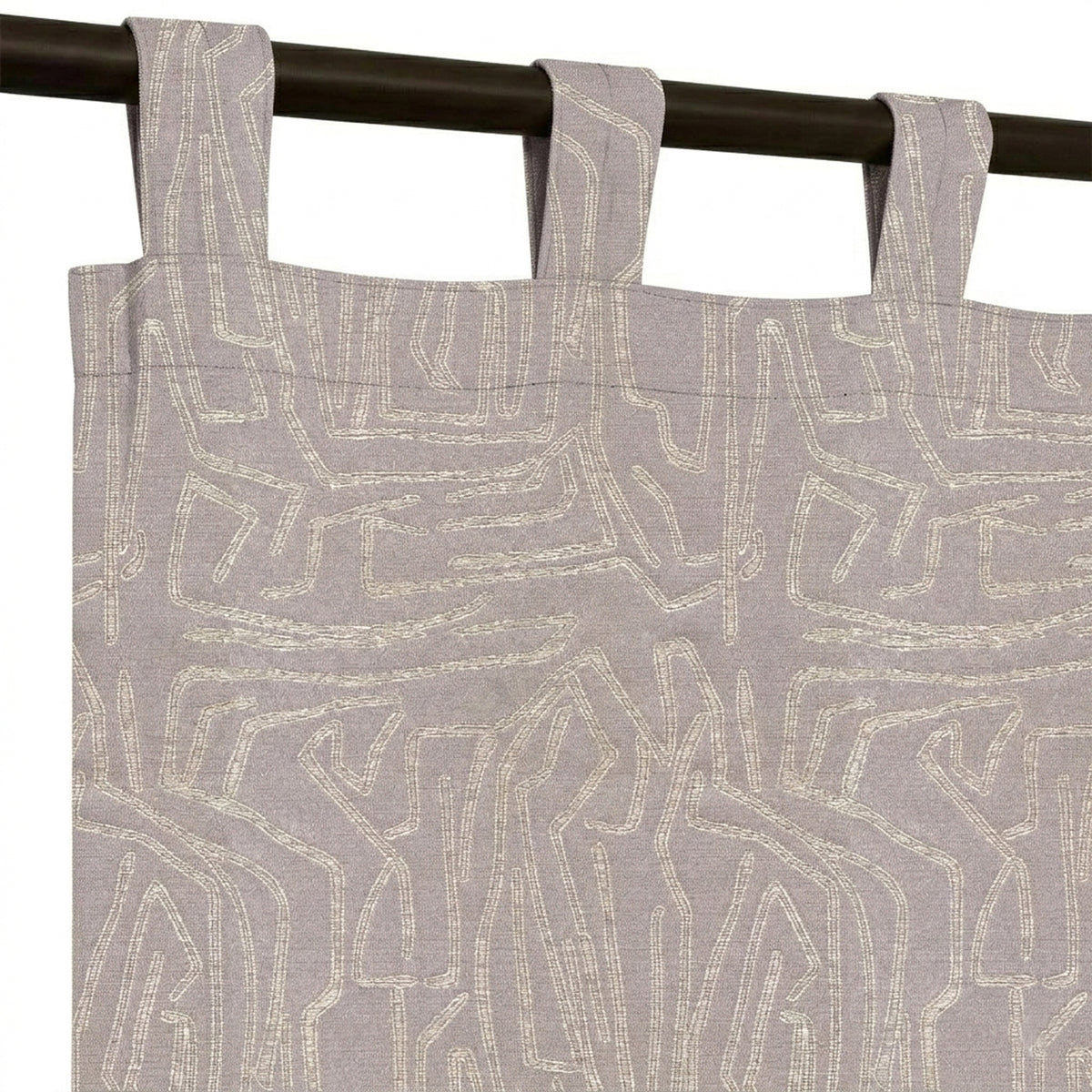Granite Lineart Jacquard Curtain - view 5