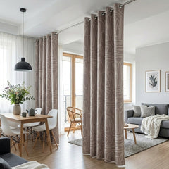 Granite Lineart Jacquard Curtain