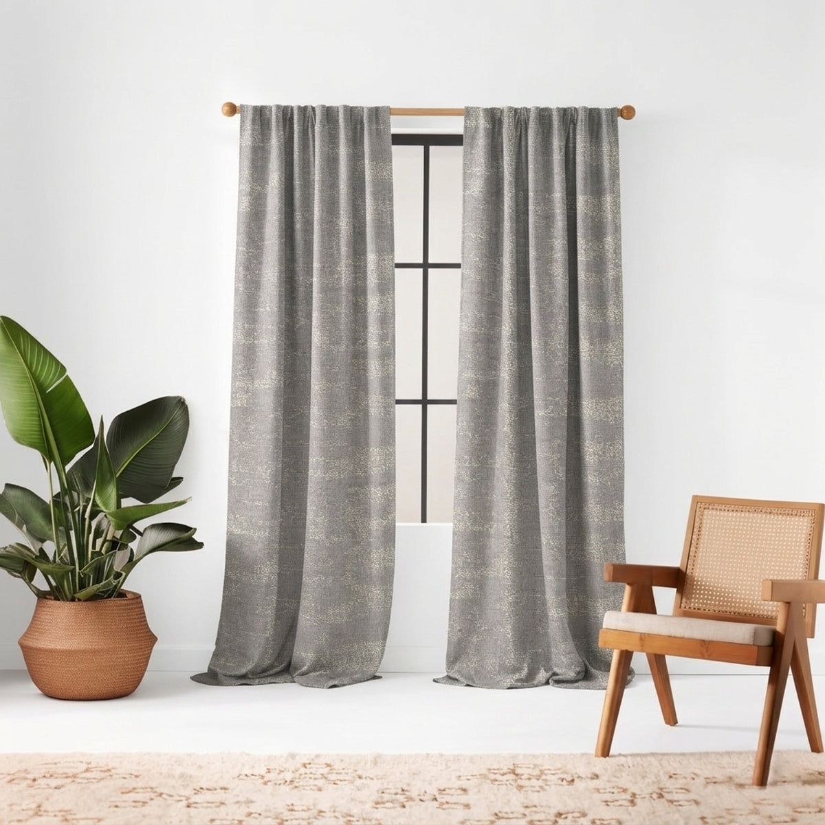 Granite Sandstone Woven Curtain