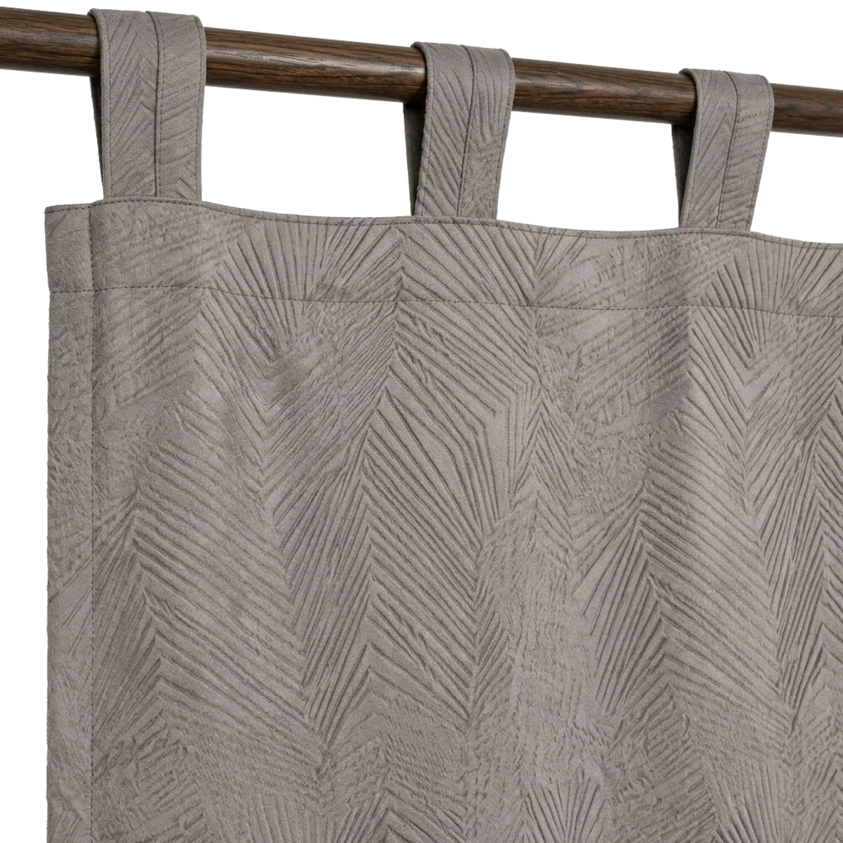 Grey Abstraction Woven Curtain - view 5