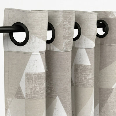 Hemp Hemp-Look Jacquard Curtain - alternate view