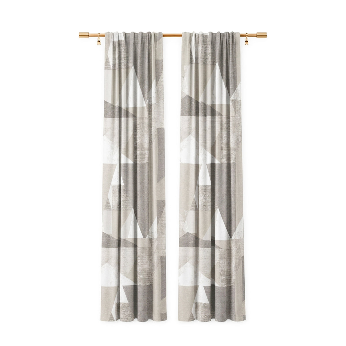 Hemp Hemp-Look Jacquard Curtain - view 2