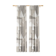 Hemp Hemp-Look Jacquard Curtain - alternate view