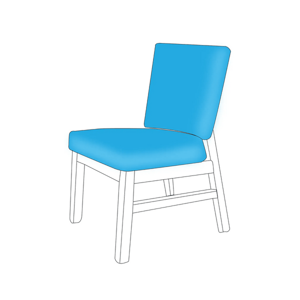 Custom Outdoor Hinged Chair Cushions
