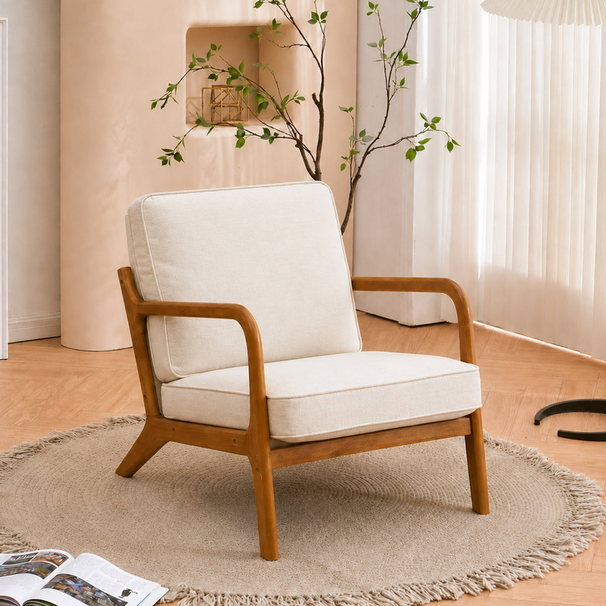 Custom Indoor Hinged Chair Cushions – Seat & Back - view 3