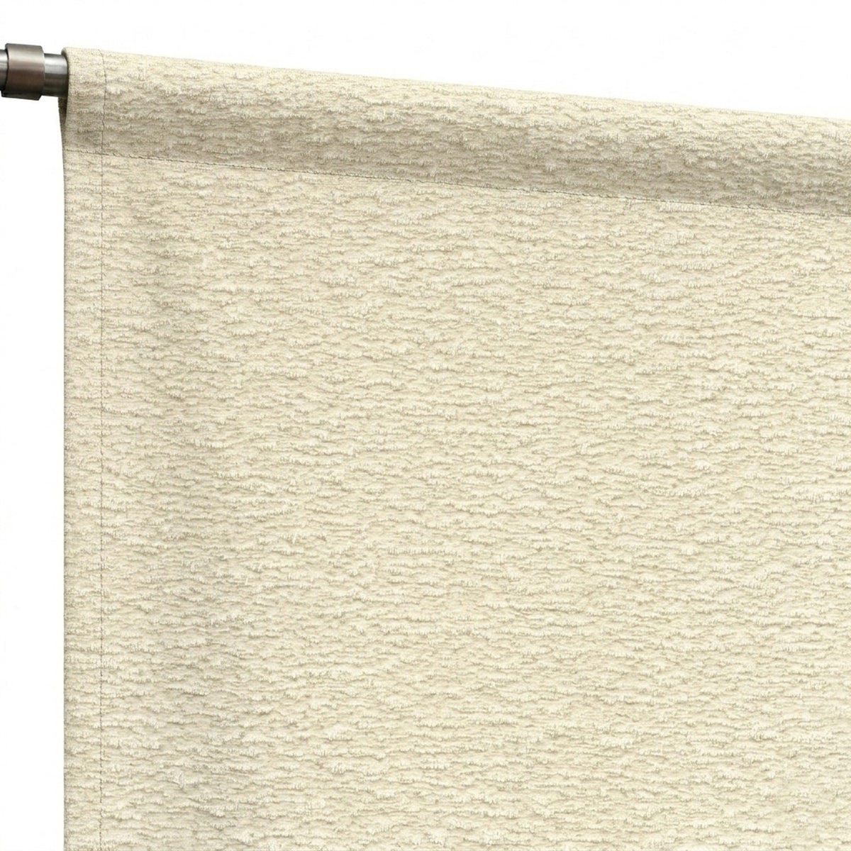 Snow Storm Ivory Textured Curtain - view 6