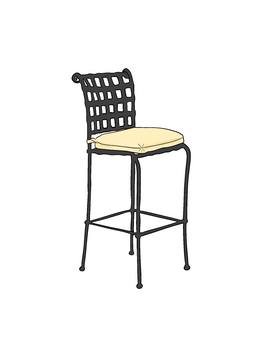 OW Lee Florentine Bar Stool Replacement Cushions