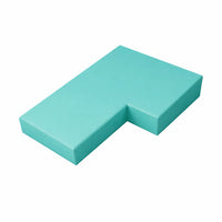 Vibrant Turquoise L Shaped Boat Cushion