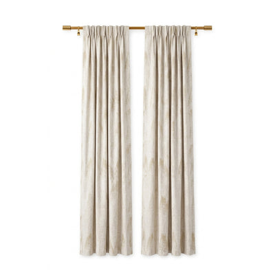 Icicles Latte Jacquard Curtain - Secondary image