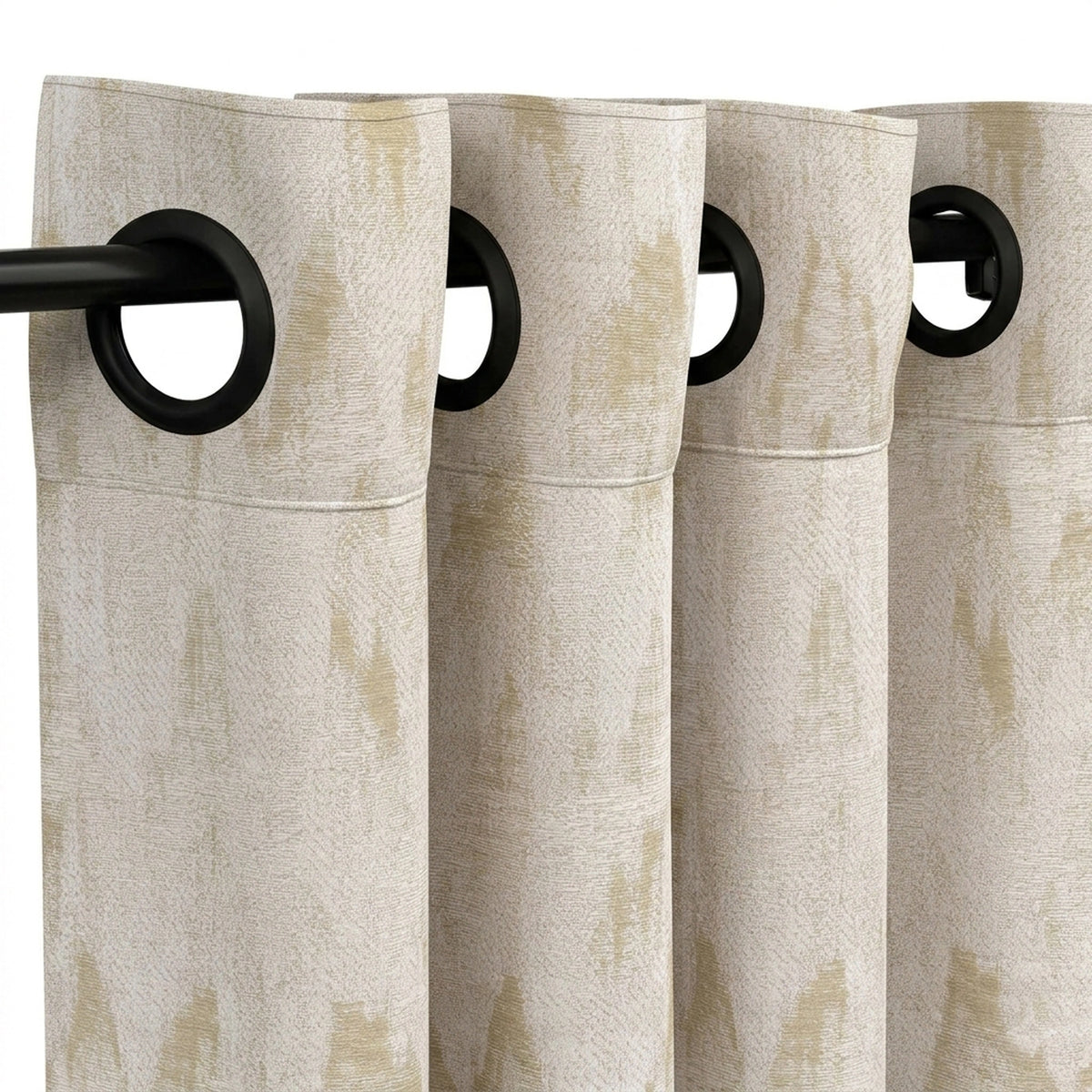 Icicles Latte Jacquard Curtain - view 4