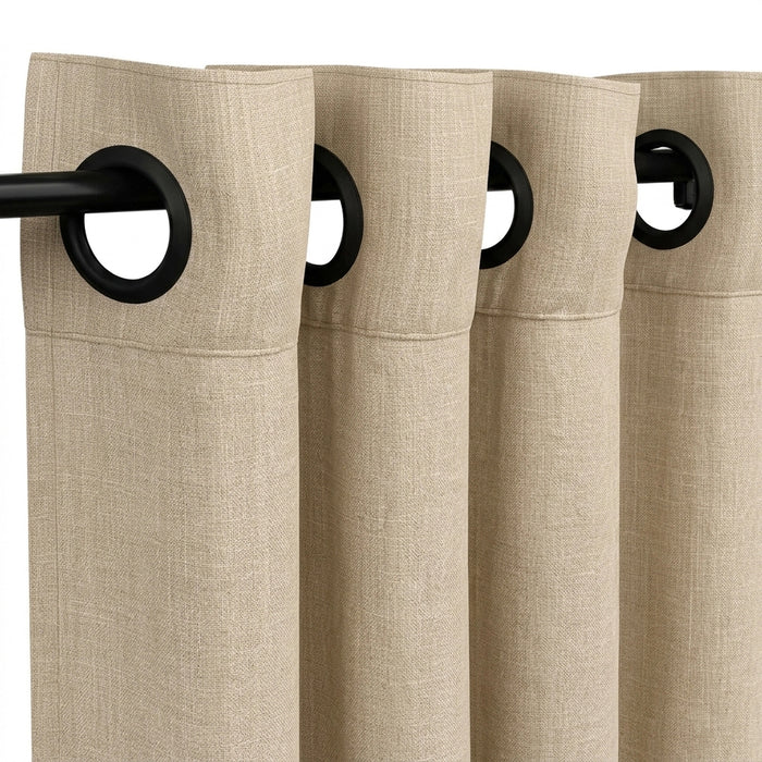 Custom Linen Matte Sheer Curtain