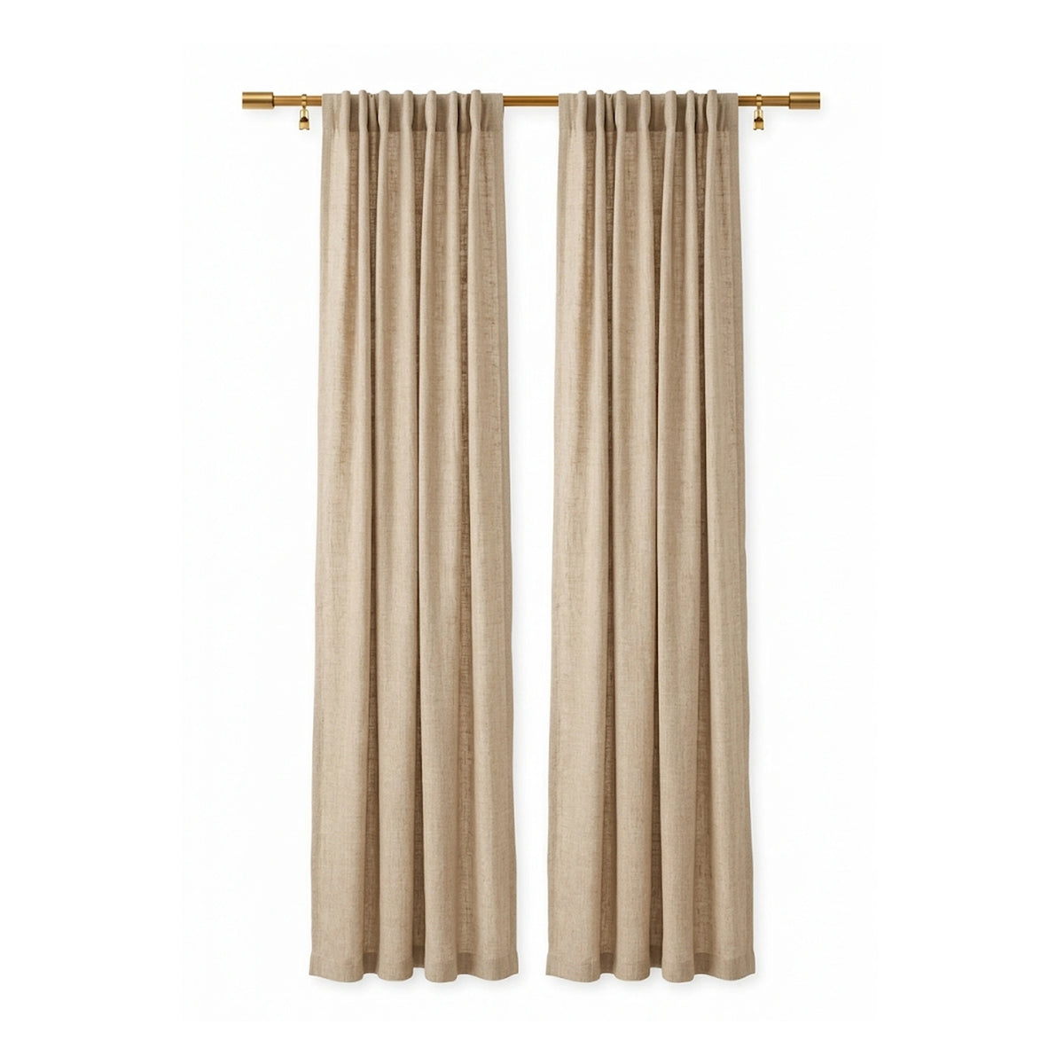 Custom Linen Matte Sheer Curtain - view 2