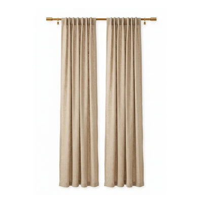 Custom Linen Matte Sheer Curtain - Secondary image
