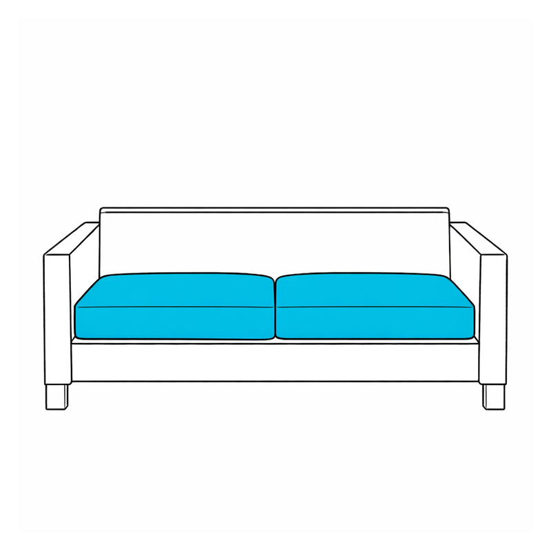 Custom Outdoor Loveseat Cushion