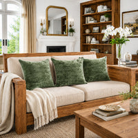 Luxurious Velvet Indoor Pillow Covers (16x16, Set of 2)