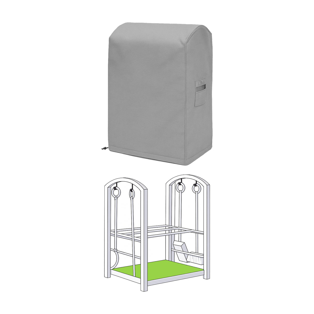 Custom Firewood Rack and Tool Storage Covers