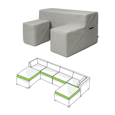 Custom U shaped Couch Covers - Style 2