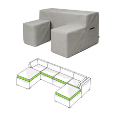 Custom U shaped Couch Covers - Style 2