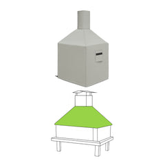 Custom Square Fire Pit Chiminea Covers