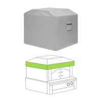 Custom Dual Door Pizza Oven Cover