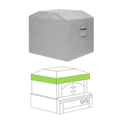 Custom Dual Door Pizza Oven Cover