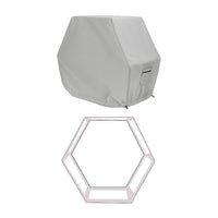Custom Hexagonal Firewood Rack Cover