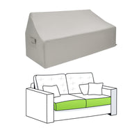 Custom Outdoor Couch and Loveseat Covers