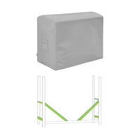 Custom Rectangle Firewood Rack Cover