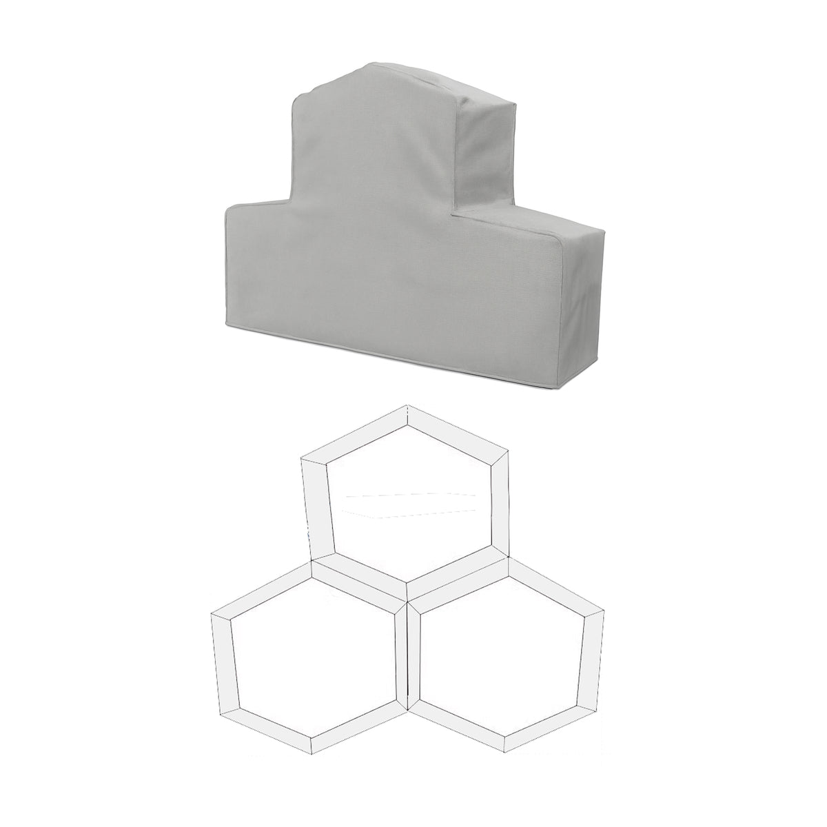 Custom Honeycomb Firewood Rack Cover