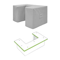 Custom U Shape Bar Island Cover