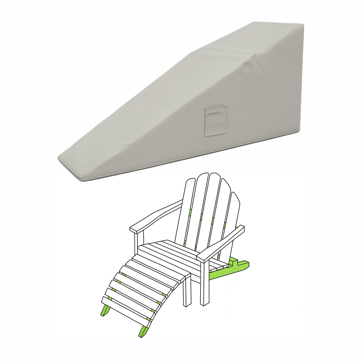 Custom Adirondack Lounger Chair Cover