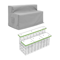 Custom Built-in Countertop Bar Island Cover