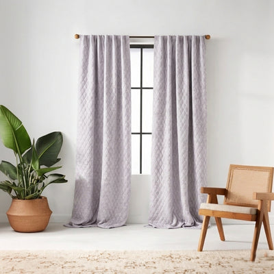 Tessellate Mica Textured Curtain - Primary image