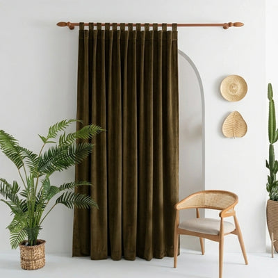 Moss Luxury Plush Drape - Primary image